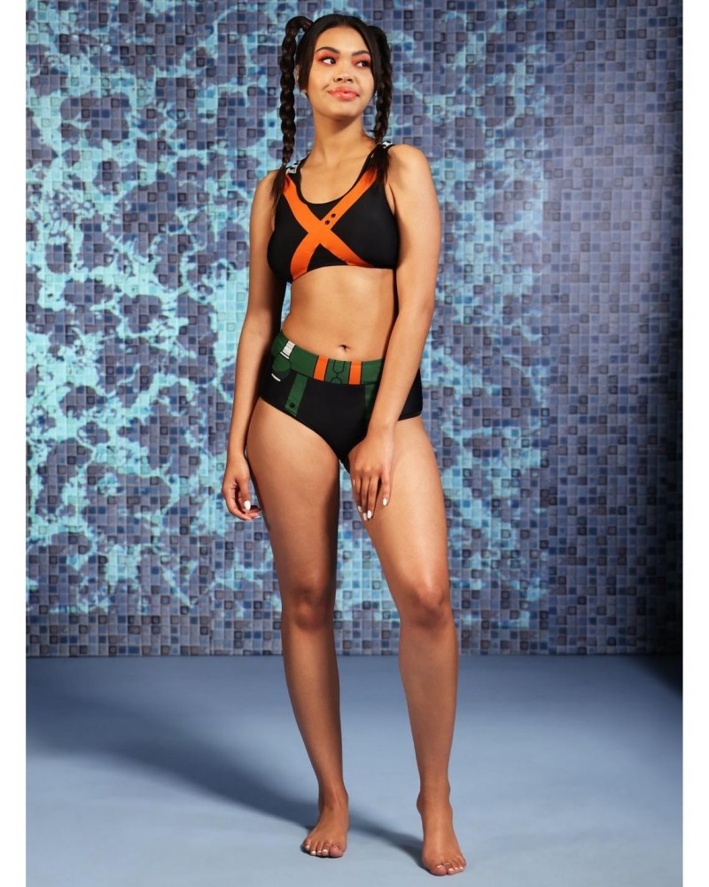 My Hero Academia Bakugo High-Waisted Swim Bottoms $7.39 Bottoms