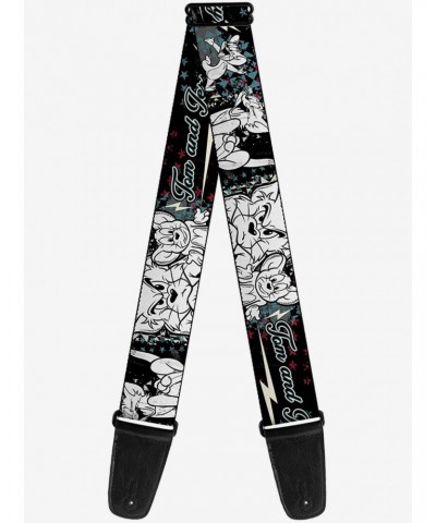 Tom and Jerry Face Pose Sketch Guitar Strap $10.96 Guitar Straps