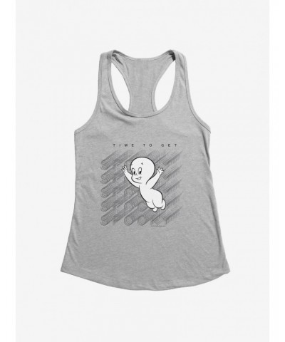 Casper The Friendly Ghost Virtual Raver Spooky Time Girls Tank $7.72 Tanks