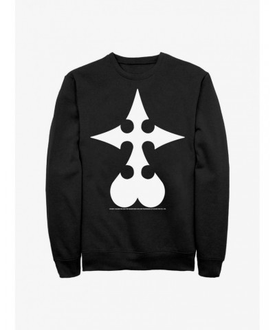 Disney Kingdom Hearts Nobody Symbol Crew Sweatshirt $13.28 Sweatshirts