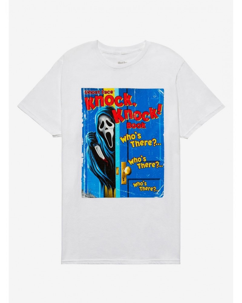 Scream Ghost Face Knock Knock T-Shirt $9.56 T-Shirts