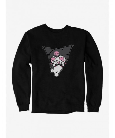 Kuromi Heart Eyes Sweatshirt $13.28 Sweatshirts