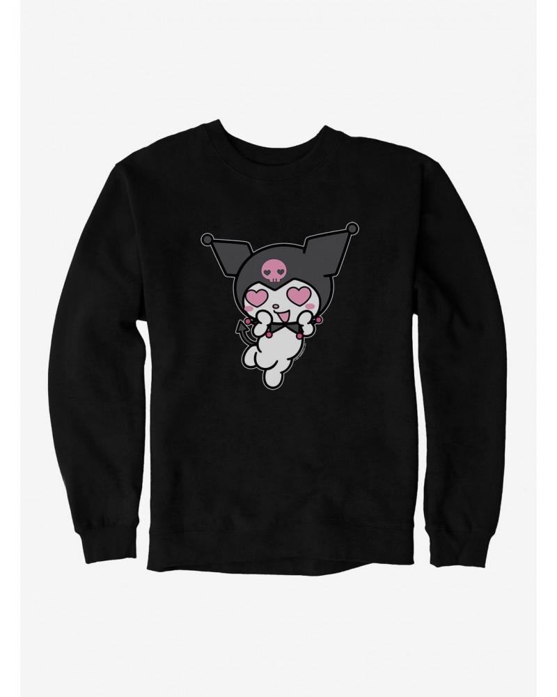 Kuromi Heart Eyes Sweatshirt $13.28 Sweatshirts