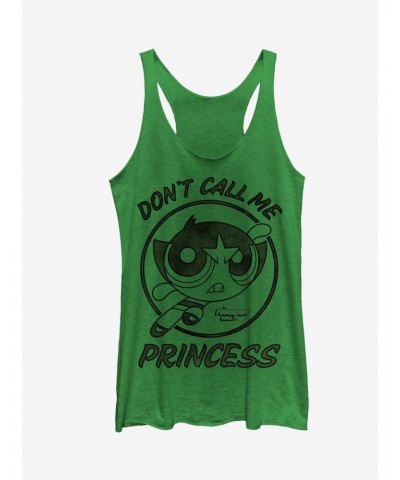 The Powerpuff Girls Buttercup Don't Call Me Princess Girls Tank Top $8.50 Tops