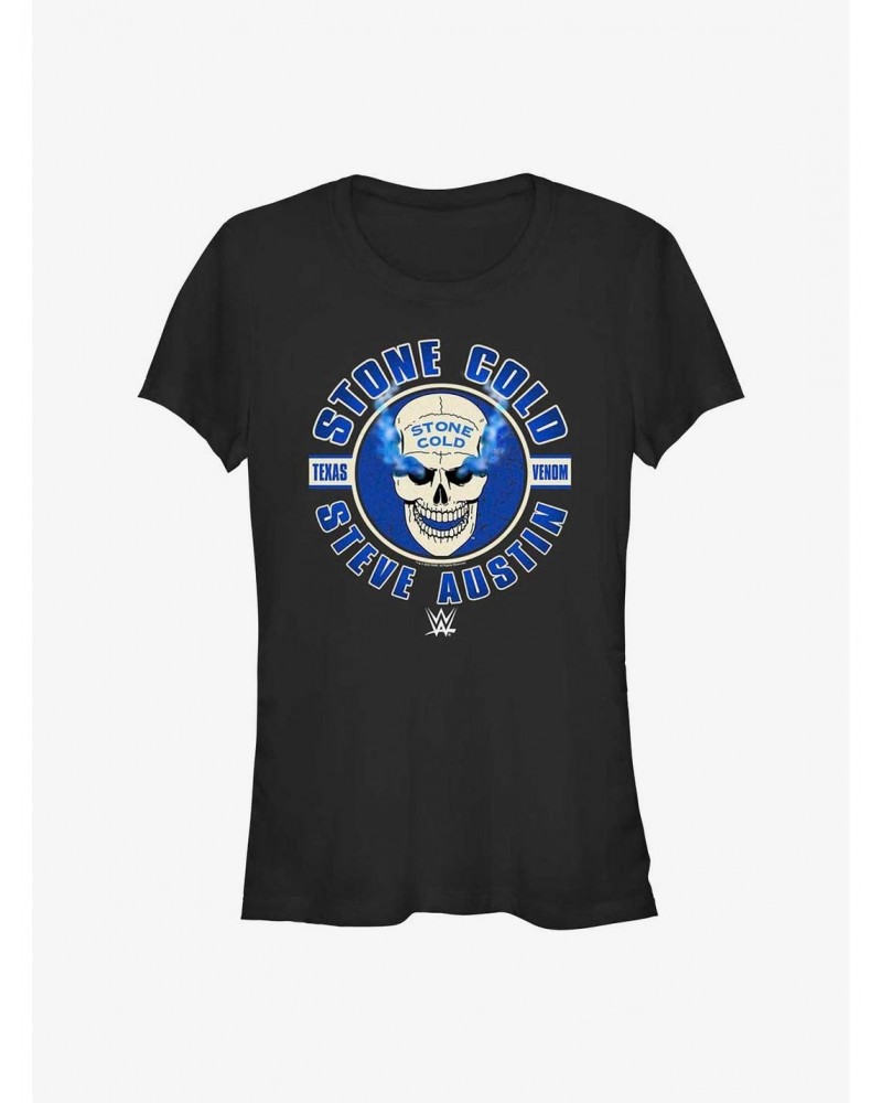 WWE Stone Cold Steve Austin Circle Logo Girls T-Shirt $9.96 T-Shirts