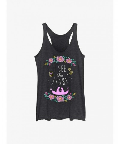 Disney Tangled I See The Light Girls Raw Edge Tank $8.91 Tanks