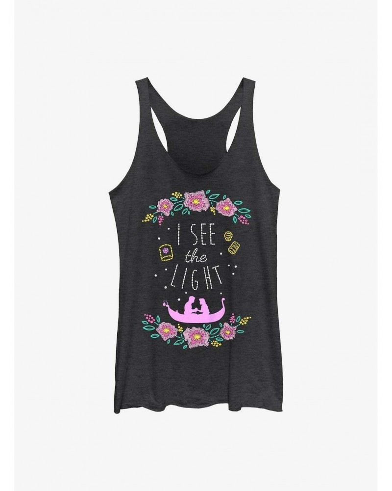 Disney Tangled I See The Light Girls Raw Edge Tank $8.91 Tanks