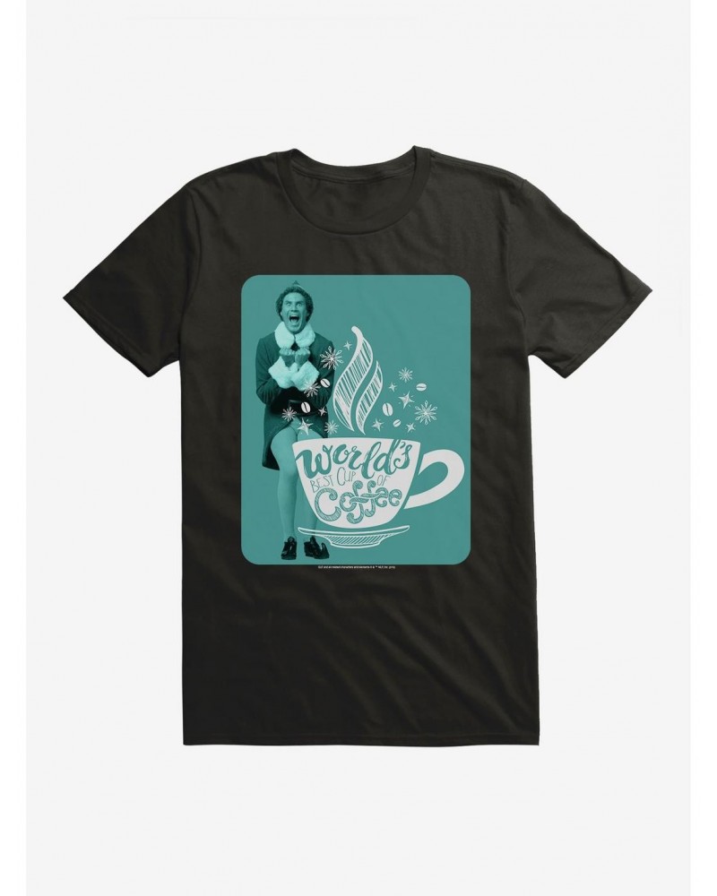 Elf World's Best Coffee T-Shirt $11.23 T-Shirts