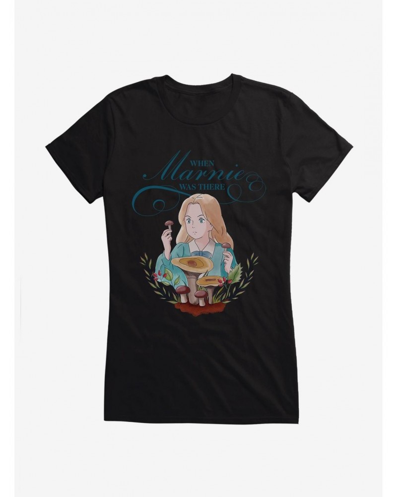 Studio Ghibli When Marnie Was There Mushrooms Girls T-Shirt $7.57 T-Shirts