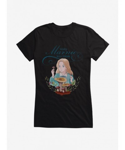 Studio Ghibli When Marnie Was There Mushrooms Girls T-Shirt $7.57 T-Shirts