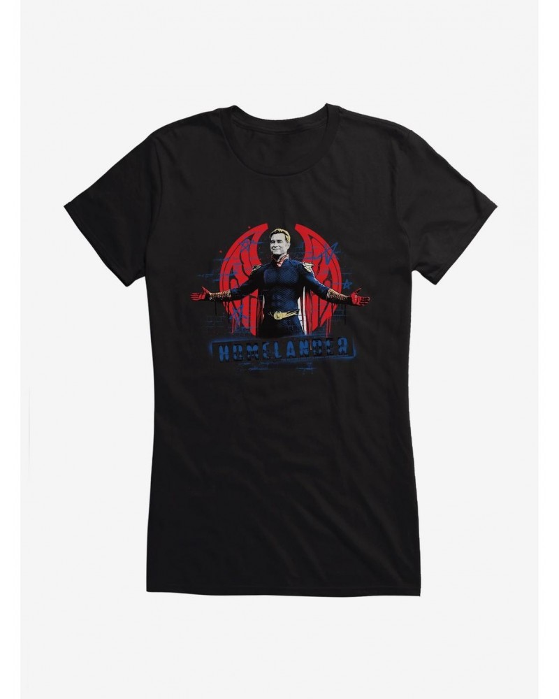 The Boys Homelander Girls T-Shirt $6.97 T-Shirts