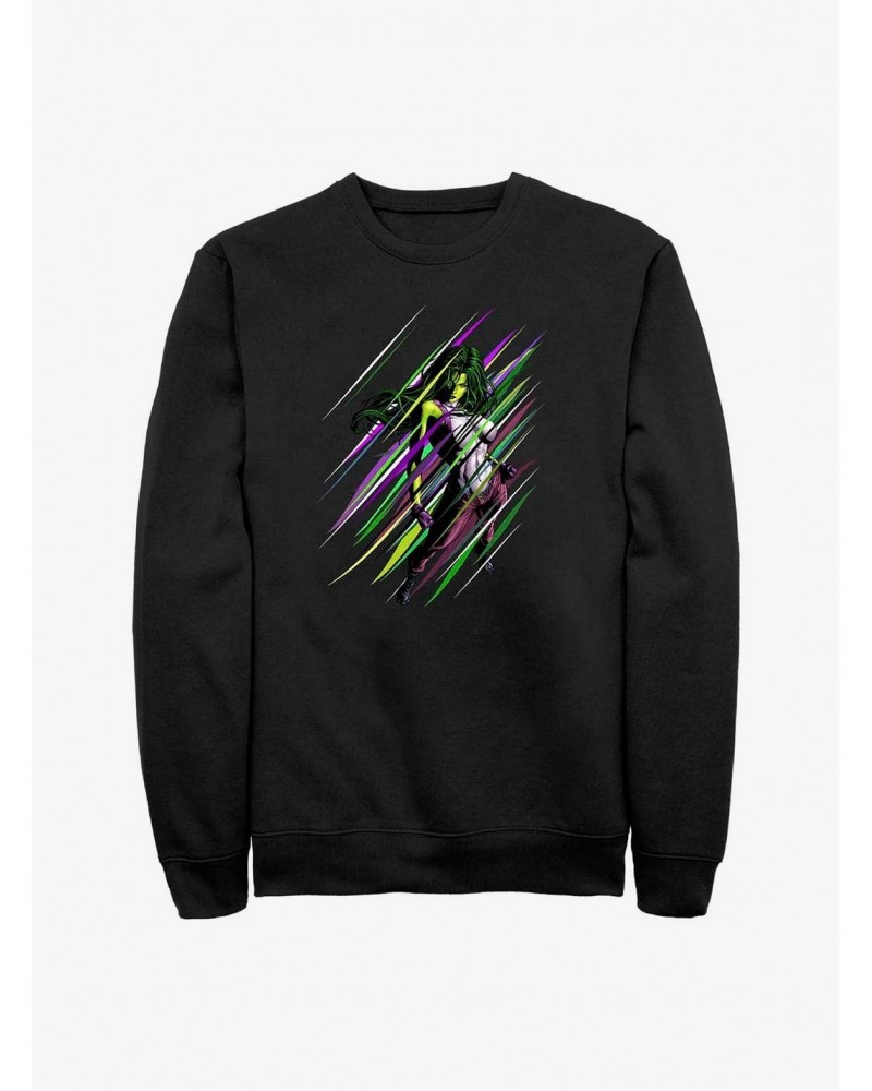 Marvel She Hulk Sensational Hulk Sweatshirt $14.46 Sweatshirts