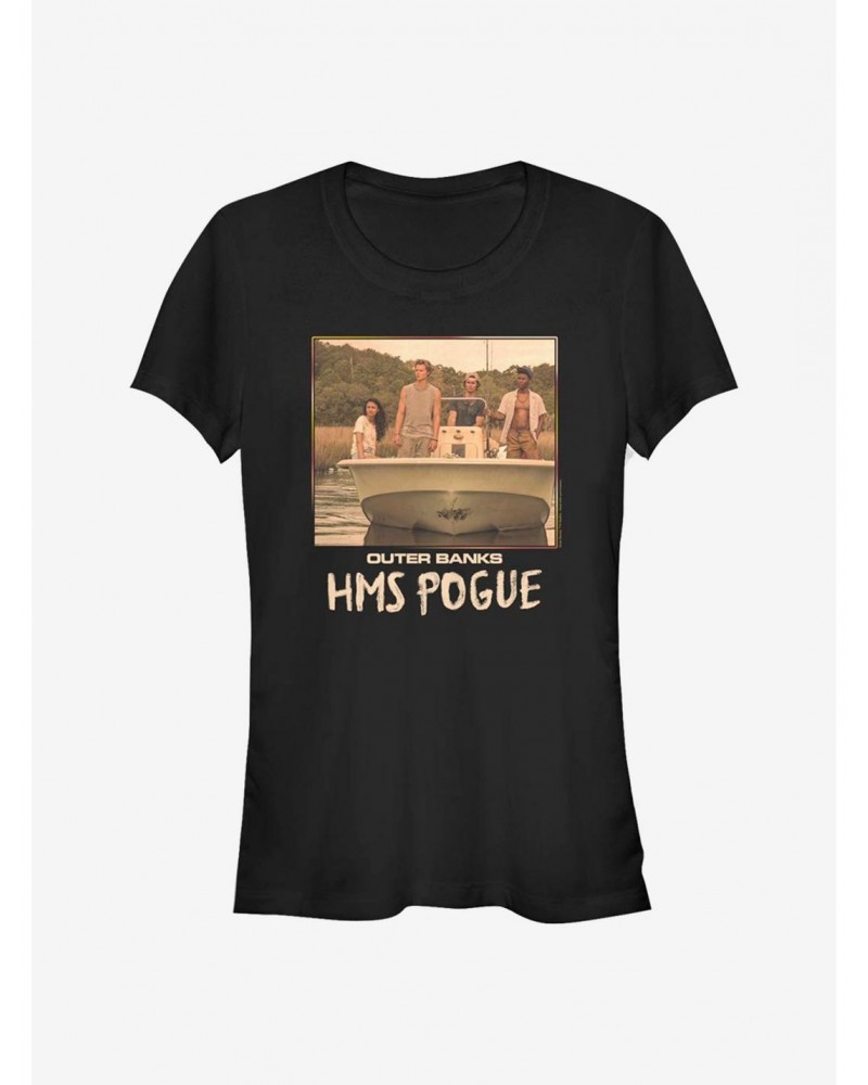 Outer Banks HMS Pogue Square Girls T-Shirt $5.40 T-Shirts