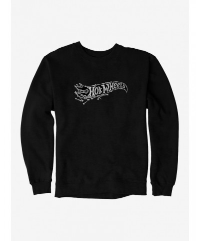 Hot Wheels Halloween Bones Logo Sweatshirt $12.99 Sweatshirts