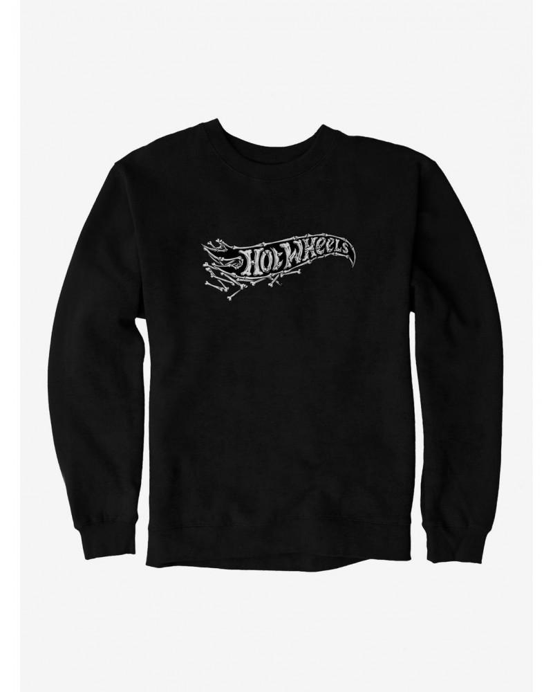 Hot Wheels Halloween Bones Logo Sweatshirt $12.99 Sweatshirts