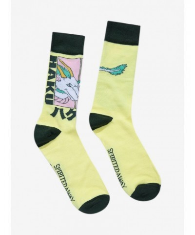 Studio Ghibli Spirited Away Haku Panel Crew Socks $2.54 Socks