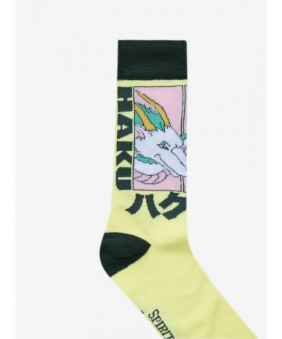 Studio Ghibli Spirited Away Haku Panel Crew Socks $2.54 Socks