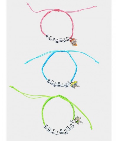 The Powerpuff Girls Best Friend Cord Bracelet Set $4.26 Bracelet Set