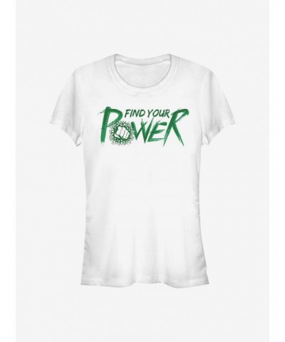 Marvel The Hulk Find Hulk Power Girls T-Shirt $8.37 T-Shirts