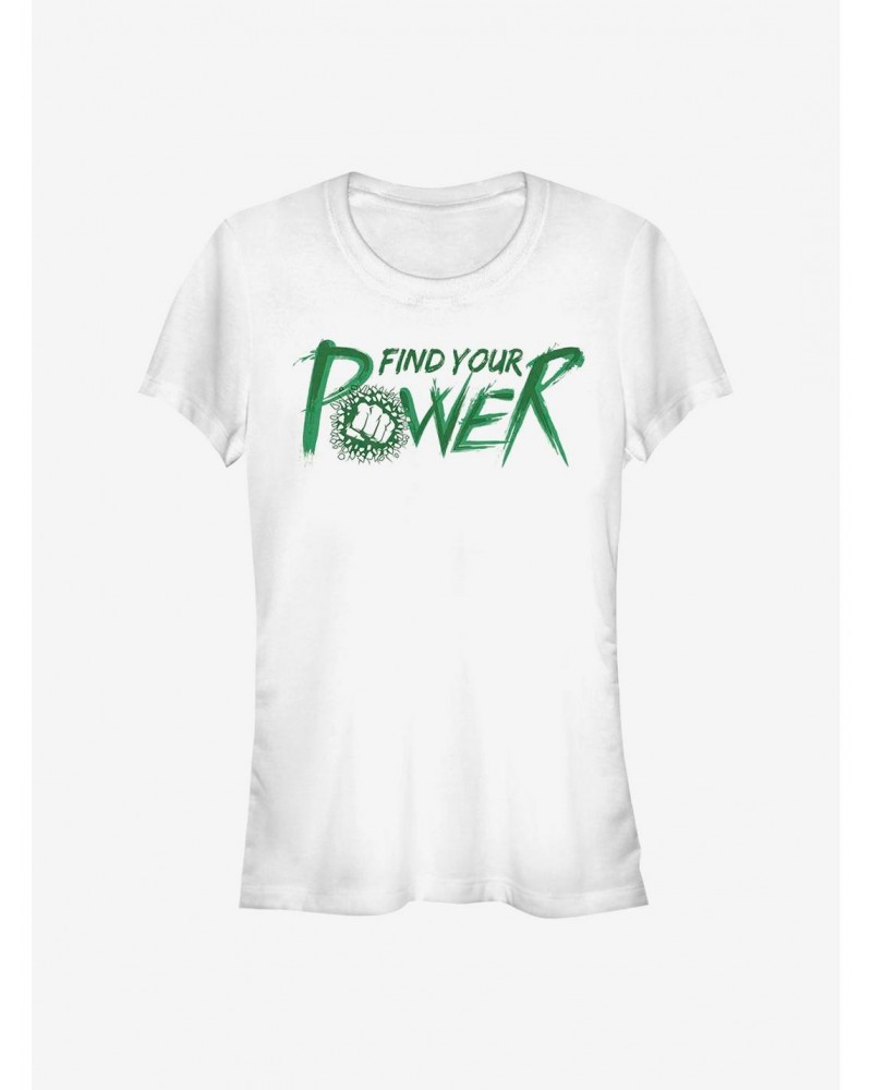 Marvel The Hulk Find Hulk Power Girls T-Shirt $8.37 T-Shirts