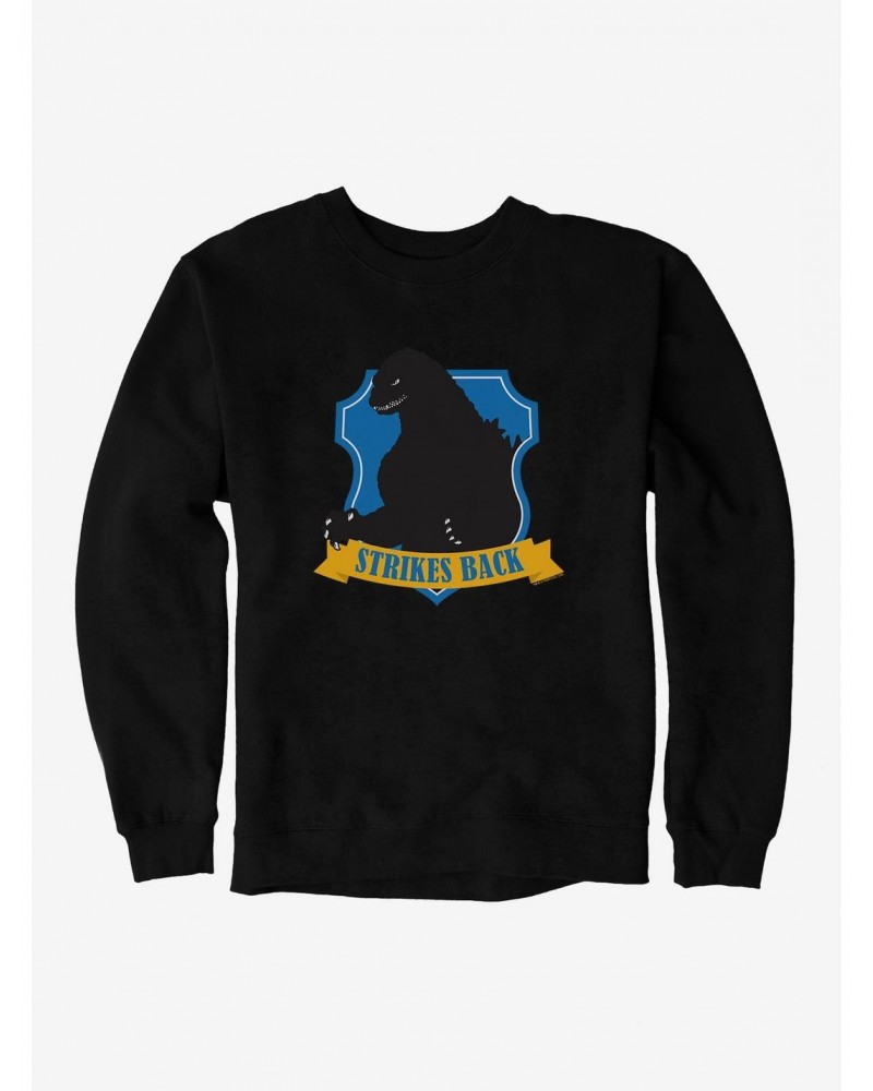 Godzilla Striking Sweatshirt $11.51 Sweatshirts