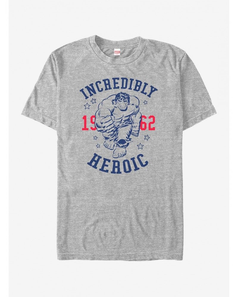 Marvel 4th of July Hulk Incredibly Heroic 1962 T-Shirt $7.65 T-Shirts