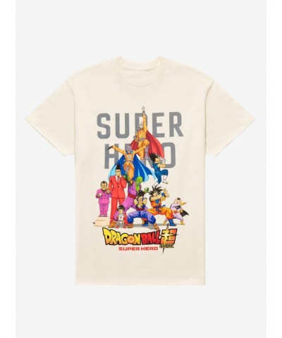 Dragon Ball Super: Super Hero Movie Group T-Shirt $7.65 T-Shirts