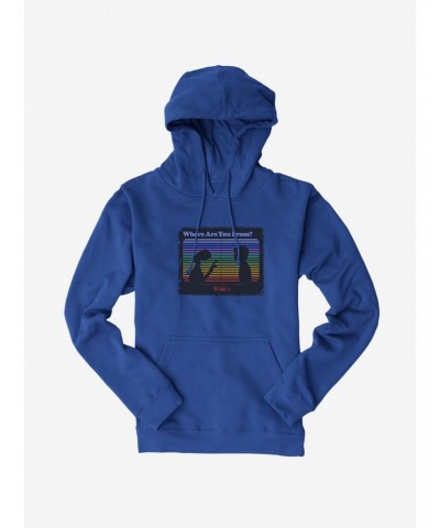 E.T. 40th Anniversary Where Are You From E.T And Elliott Silhouette Hoodie $21.55 Hoodies