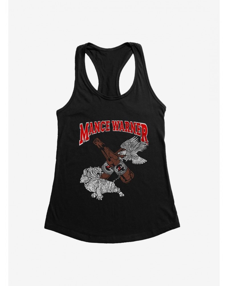 Major League Wrestling Mance Warner Broken Bottles Girls Tank $6.77 Tanks