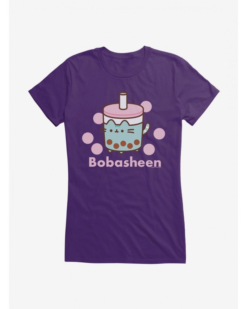 Pusheen Sips Bobasheen Girls T-Shirt $6.97 T-Shirts