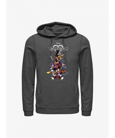 Disney Kingdom Hearts Group With Logo Hoodie $15.80 Hoodies