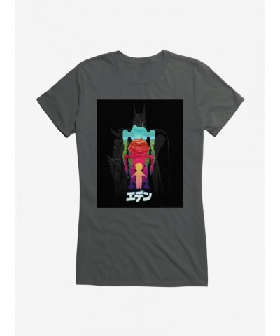 Eden Robot Silhouettes Logo Girls T-Shirt $7.47 T-Shirts