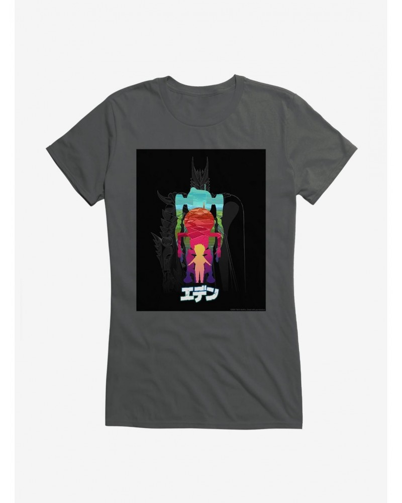 Eden Robot Silhouettes Logo Girls T-Shirt $7.47 T-Shirts