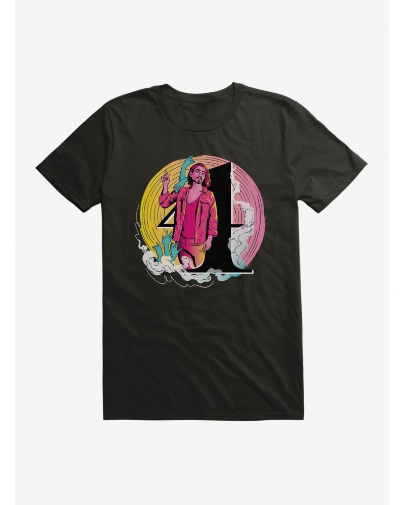 Umbrella Academy Number Four Circle Art T-Shirt $6.50 T-Shirts