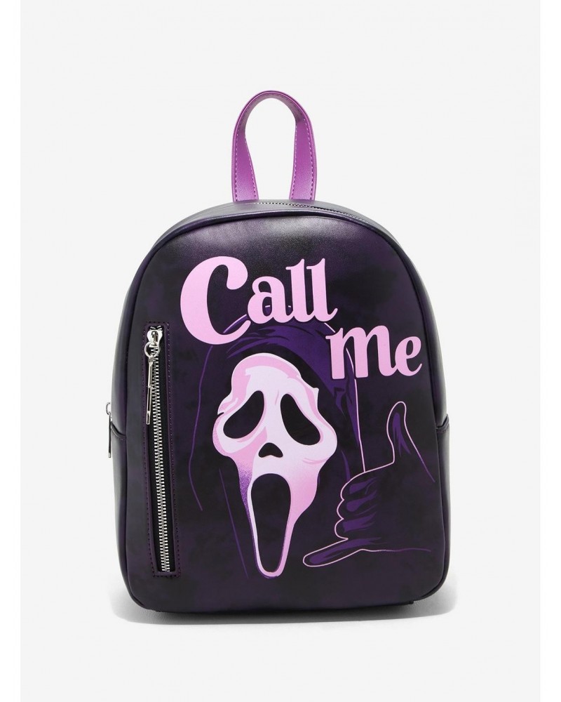 Scream Ghost Face Call Me Mini Backpack $20.46 Backpacks