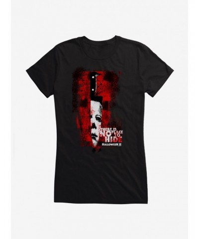 Halloween II There Is No Place To Hide Girls T-Shirt $6.57 T-Shirts