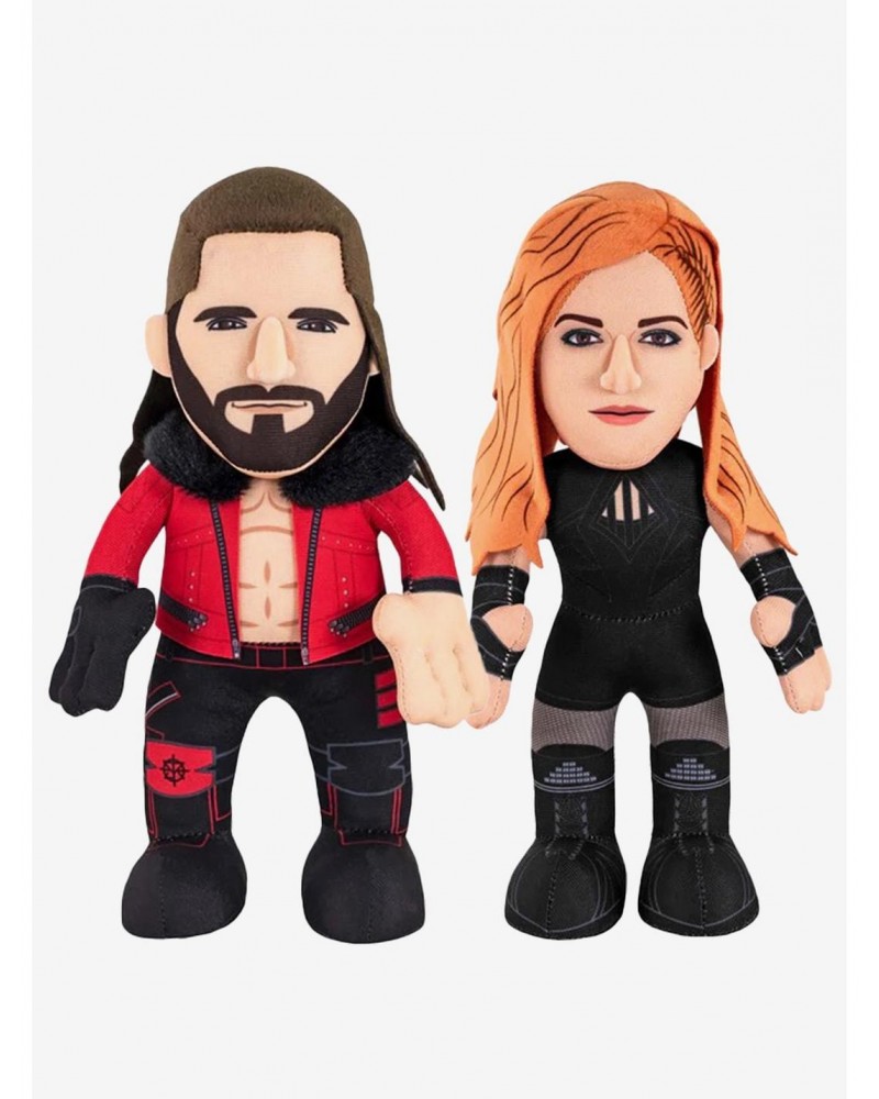 WWE Superstar Bundle: Becky Lynch and Seth Rollins Bleacher Creatures Plush Bundle $14.07 Plush Bundles