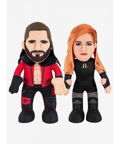 WWE Superstar Bundle: Becky Lynch and Seth Rollins Bleacher Creatures Plush Bundle $14.07 Plush Bundles