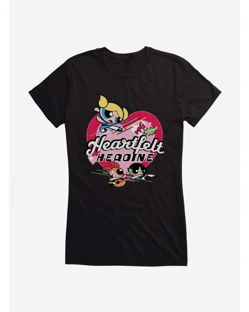 The Powerpuff Girls Heartfelt Heroine Girls T-Shirt $9.16 T-Shirts