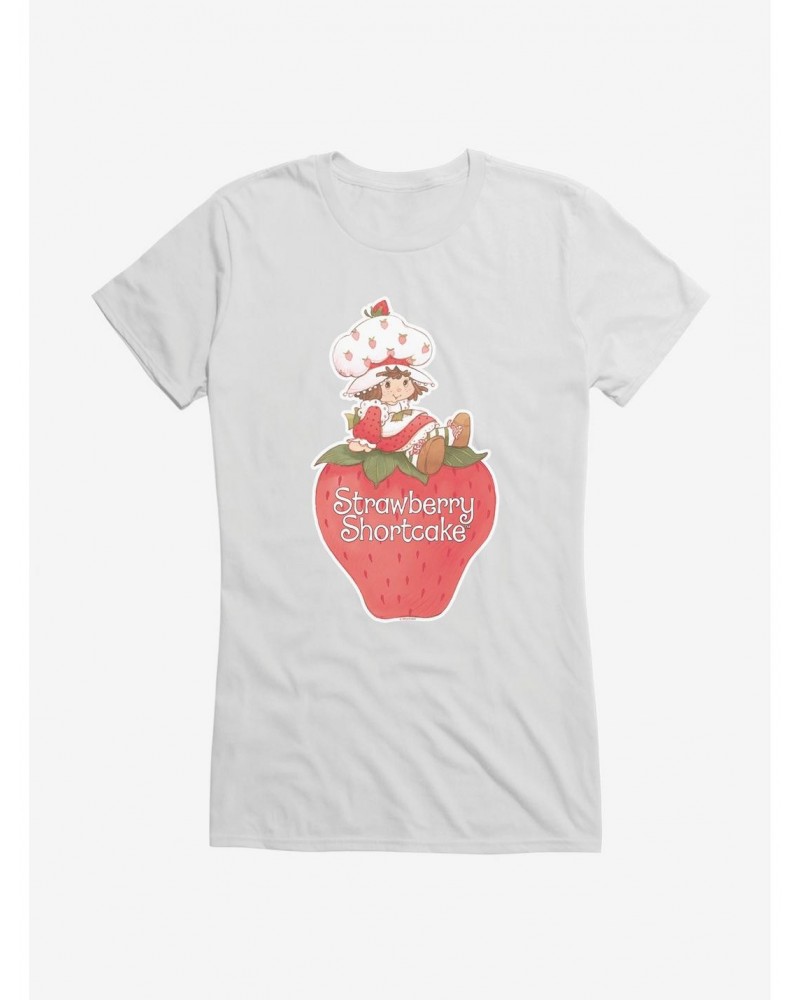 Strawberry Shortcake Berry Portrait Girls T-Shirt $7.57 T-Shirts