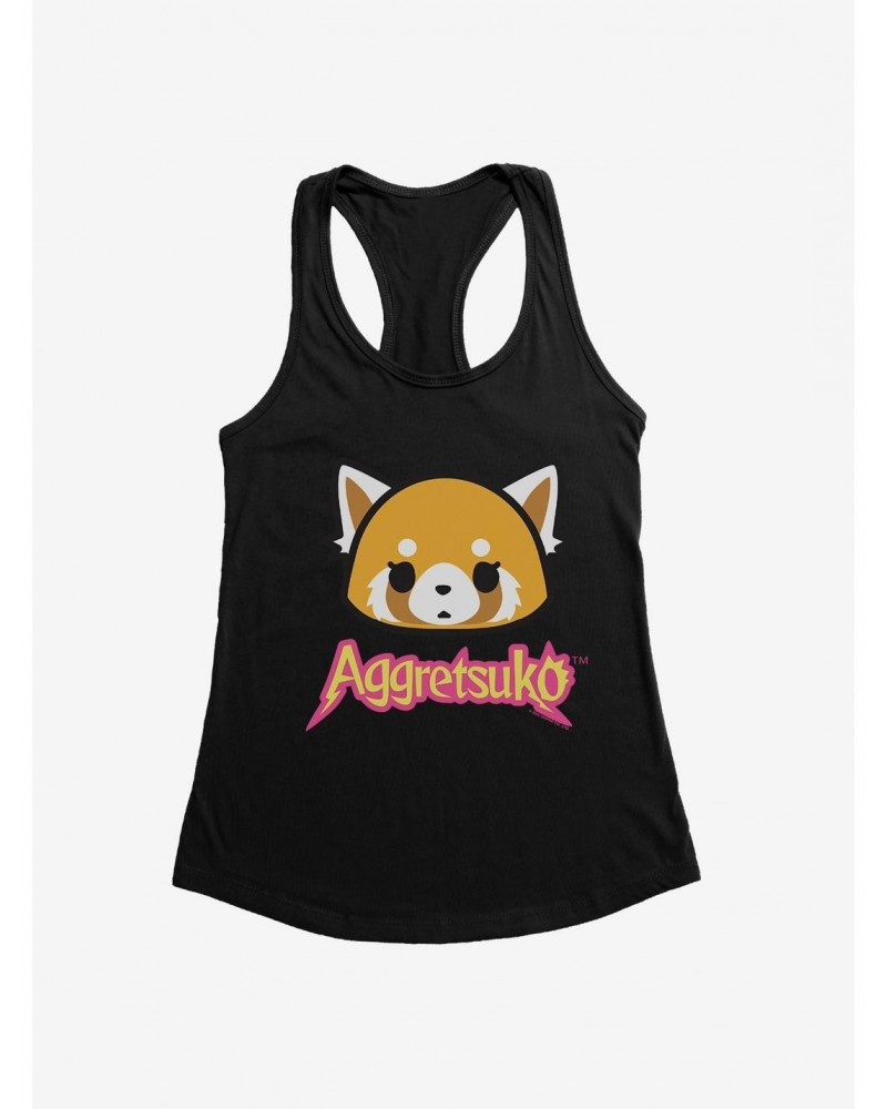 Aggretsuko Face Icon Girls Tank $6.57 Tanks