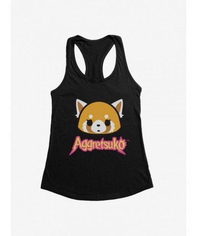 Aggretsuko Face Icon Girls Tank $6.57 Tanks