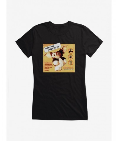 Gremlins Gizmo Rules Girls T-Shirt $5.98 T-Shirts