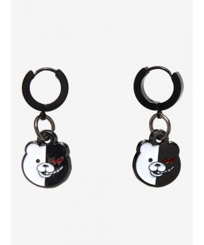 Danganronpa 3: The End Of Hope's Peak High School Monokuma Huggie Hoop Earrings $4.06 Earrings