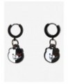 Danganronpa 3: The End Of Hope's Peak High School Monokuma Huggie Hoop Earrings $4.06 Earrings