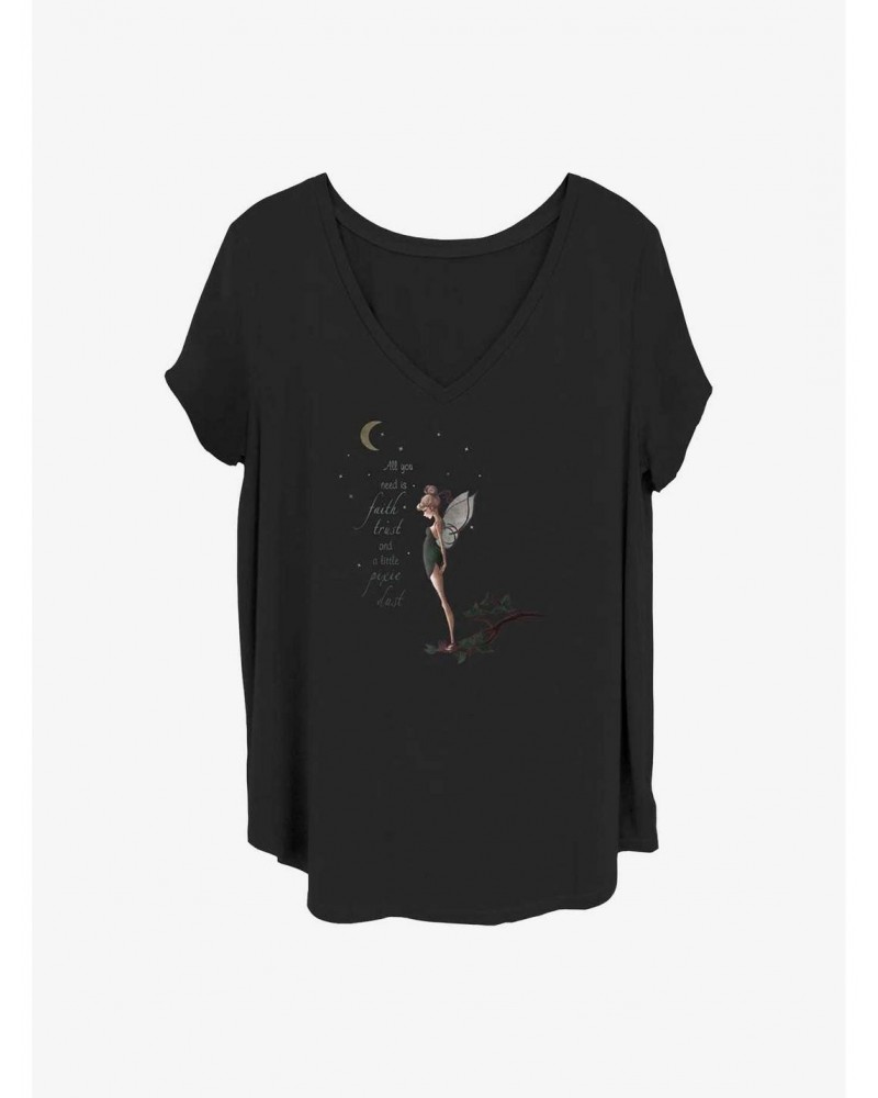 Disney Tinker Bell Tink Fall Girls T-Shirt Plus Size $10.17 T-Shirts