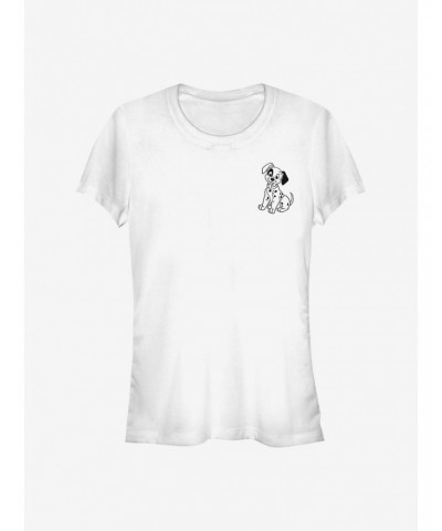 Disney 101 Dalmatians Patch Line Girls T-Shirt $6.31 T-Shirts