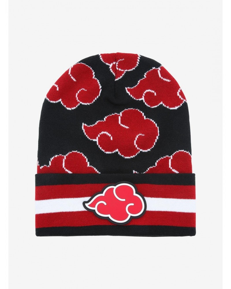 Naruto Shippuden Akatsuki Cloud Stripe Beanie $4.06 Beanies