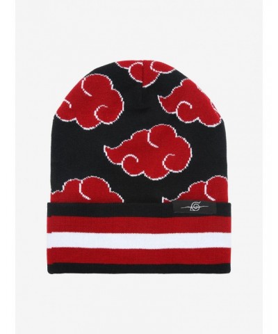 Naruto Shippuden Akatsuki Cloud Stripe Beanie $4.06 Beanies