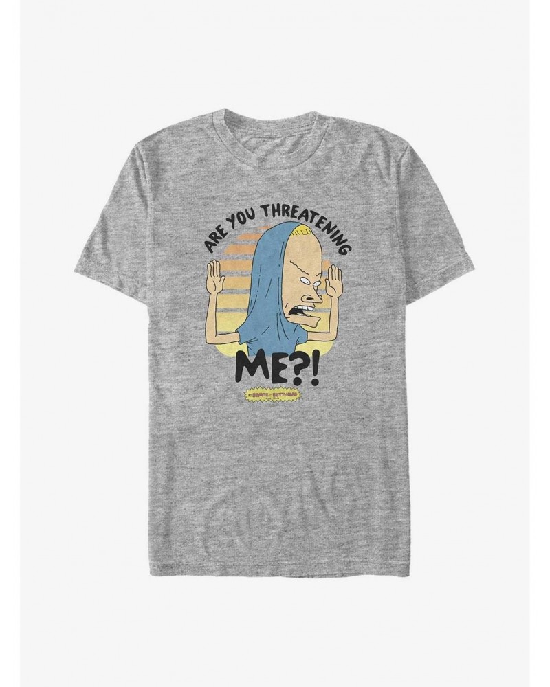 Beavis and Butt-Head Are You Threatening Me? Big & Tall T-Shirt $10.76 T-Shirts